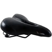 P & P P&P Pro Cycling Bequemsattel Luftikus verstärkt 608V schwarz, Unisex, 280x210mm, ca. 740g
