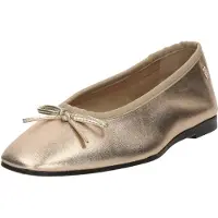 Tommy Hilfiger Ballerinas Ballerina Soft Leather Metallic FW0FW08452 Goldfarben