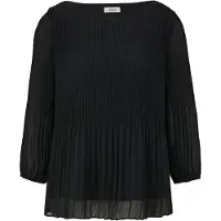 s.Oliver Black Label Klassische Bluse mit Plisseefalten