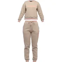 Tom Barron Trainingsanzug Tracksuit With Fashion Print in BRAUN | Gr.: S