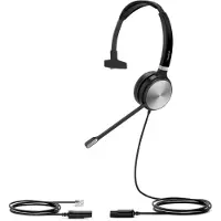 Yealink YHS 36 Mono YHS36 Kopfhörer Verkabelt Kopfband Büro/Callcenter Schwarz, Silber