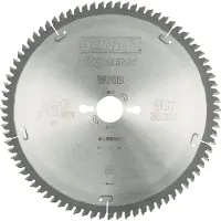 DeWalt Dt4287-qz Kreissägeblatt Für Holz 250 Mm