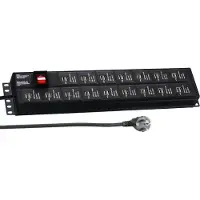 EFB Elektronik 2HE Steckdosenl.32 USB A mit Schalter