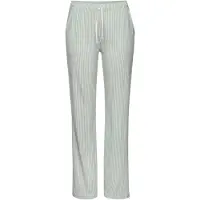 s.Oliver Pyjamahose , Damen, Gr. 36/38, N-Gr, grün (grün, gestreift), Single Jersey, Obermaterial: 50% Baumwolle, 50% Viskose, gestreift, bequem lang, Hosen Pyjamahose, mit seitlichen Eingrifftaschen