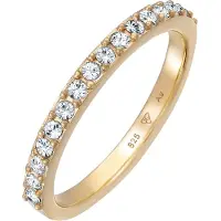 Elli Ring 925 Sterling Silber in Gold | Gr.: 56