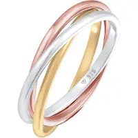 Elli Ring Wickelring Trio Trini Basic 925 Silber Elli Bunt