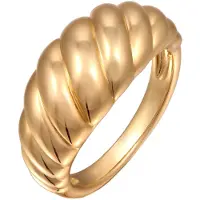 Elli Ring Brass in Gold | Gr.: 52