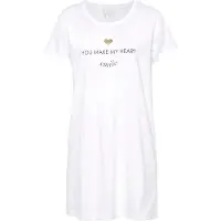 Vivance DREAMS Sleepshirt in weiß | Gr.: 32/34