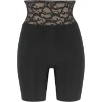 LASCANA Shapingpants Seamless Long Panty mit femininen Spitzenbund, Radlerhose