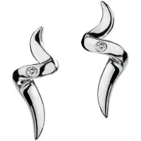 Hot Diamonds DE221 Damen Diamant-Ohrringe Silber Ohrstecker Sensual