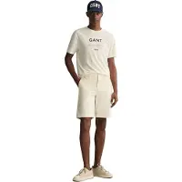 Gant Kurze Hose Slim Sunfaded Shorts Herren Cream-Größe 32