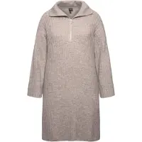 Ulla Popken Midikleid in kieselgrau | Gr.: 46-48