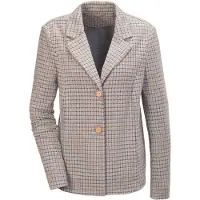 Goldner Indoorjacke aus strukturiertem Jersey in hellbeige / gemustert | Gr.: 42