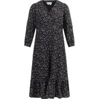 Usha Robe midi à imprimé floral