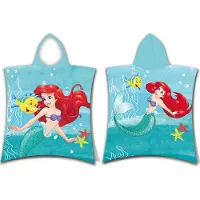 Jerry Fabrics Ariel Badeponcho – Kinder Poncho aus 100 % Baumwolle