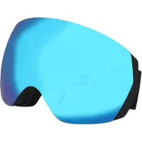 Crullé Win Ski C2 Skibrille Spiegeleffekt UV400 für Korrektionsgläser herausnehmbarer Einsatz