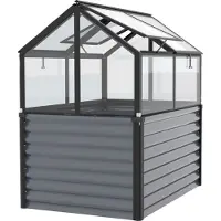 Vitavia Hochbeet "Zola" BxTxH: 89x127x135 cm, ESG, granit/schwarz