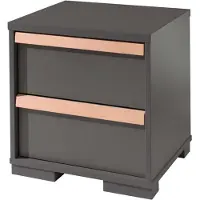 Vipack NACHTSCHRANK London B: 48,1 cm Anthrazit