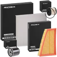 RIDEX Filterset Inspektionspaket Filtersatz für SEAT Leon Schrägheck (1M1) für CITROËN Berlingo / Berlingo First (MF, GJK, GFK) passend für PEUGEOT
