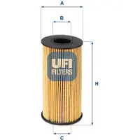 Ufi Kraftstofffilter 24.131.00 für SSANGYONG Rexton / Rexton II (GAB) Filtereinsatz