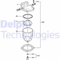 Delphi Kraftstofffilter 5864009