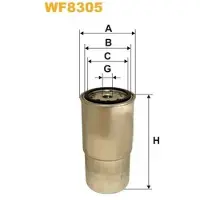 WIX FILTERS Kraftstofffilter WF8305