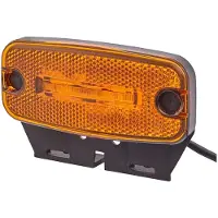 Hella Seitenmarkierungsleuchte 2PS 345 600-061 seitlicher Anbau 111mm 51mm 43mm