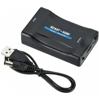 Estillo Videokonverter ASK-ST001, Scart-Buchse - HDMI-Buchse, Schwarz