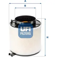 Ufi Luftfilter 27.176.00