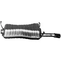 VEGAZ PGS-187IMA Endschalldämpfer passend für PEUGEOT 306 Cabriolet (7D, N3, N5) Auspuff