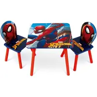 Marvel Set Spiderman Kindersitzgruppe Tisch Mit Stühlen