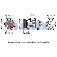 AKS Dasis Kompressor, Klimaanlage 851817N