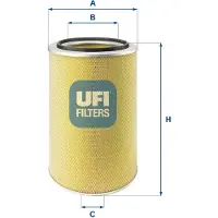 Ufi Luftfilter 2721300 327mm für Mercedes