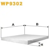 WIX FILTERS Filter, Innenraumluft WP9302