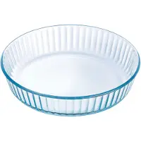 Pyrex Moule à quatre quarts verre ô cuisine Ø 26cm, H6cm