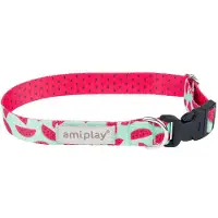 Amiplay BeHappy S Wassermelone verstellbares Halsband