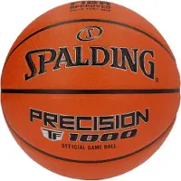 Spalding PRECISION TF-1000 Basketball für Indoor empfohlen Größe 6 Sport-Ausrüstung Braun/Schwarz