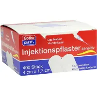 Gothaplast Injektionspfl.sensitiv 1,7x4 cm 400 St Pflaster