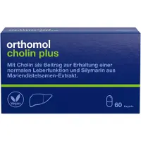 Orthomol VET Cholin Plus - zur Erhaltung einer normalen Leberfunktion - mit Silymarin aus Mariendistel-Extrakt, 30 St. Tagesportionen