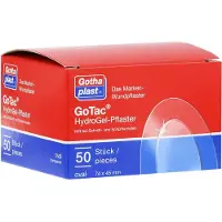 Gothaplast GmbH Gotac Hydrogel-pflaster 74x45 mm oval 50 St