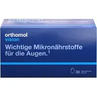 Orthomol VET Vision - wichtige Mikronährstoffe für die Augen - Nahrungsergänzung mit Lutein, Zeaxanthin, Omega-3-Fettsäuren, 30 St. Tagesportionen