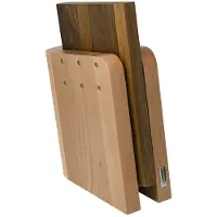 Artelegno Magnetischer Messerblock aus Buchenholz + Küchenbrett AL86