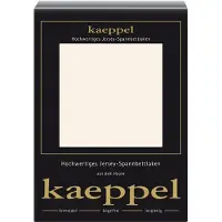Kaeppel Spannbettlaken "Single Jersey Mako Elasthan", aus 97% Baumwolle und 3% Elasthan