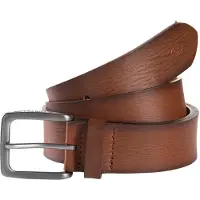 Tom Tailor Ledergürtel "TTSCOTT" 3,5 cm breit, Herrengürtel, Jeans und Casual, bis Gr. 120
