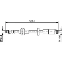 Bosch Bremsschlauch 1 987 481 726
