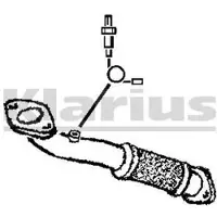 VEGAZ Abgasrohr FORD FR-376 1557452,1333982,1344255