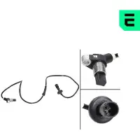 OPTIMAL ABS Sensor Raddrehzahl für VW GOLF III (1H1) 06-S049