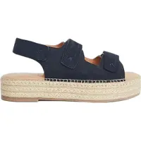 White Stuff Velcro Espadrille Sandal Dark Navy Größe: 5 | Espadrilles Outlet | Damen | Blau