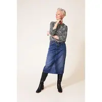 White Stuff Jemma Denim Midi Skirt Mid Denim Größe: 8 | Jeansröcke Outlet | Damen | Blau
