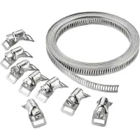 Werkzeyt Schlauchschellen Endlosband Edelstahl rostfrei, 12,7 mm, 3 Meter